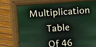Learn Table of 46 | पढ़िए 46 Ka Table
