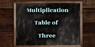 Maths 3 Ka Table – पढ़िए 3 का पहाड़ा | Table of 3 in Multiplication Form